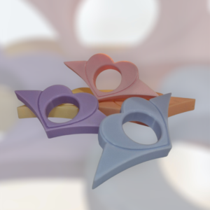 Cozy Heart Page Holder – Limited Pastel Edition